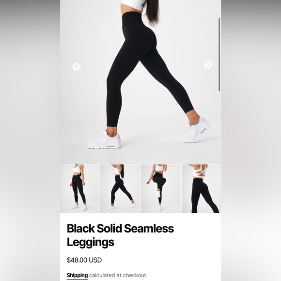 NVGTN Solid Seamless Leggings - Picture 7 of 7